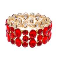 ROUND AND OVAL CUT CRYSTAL BRACELET